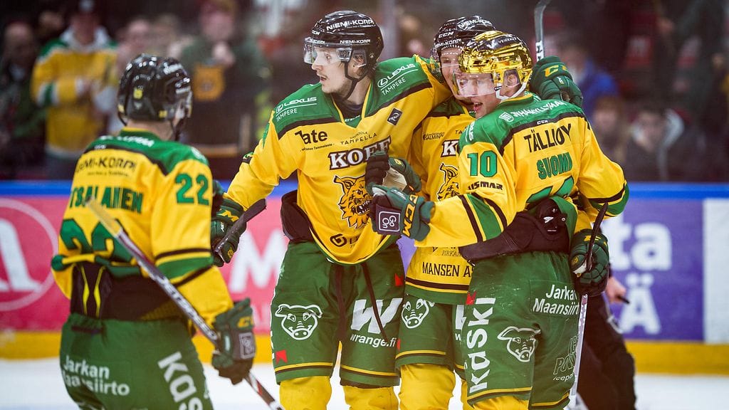 Ilves juhli Tapparaa vastaan.