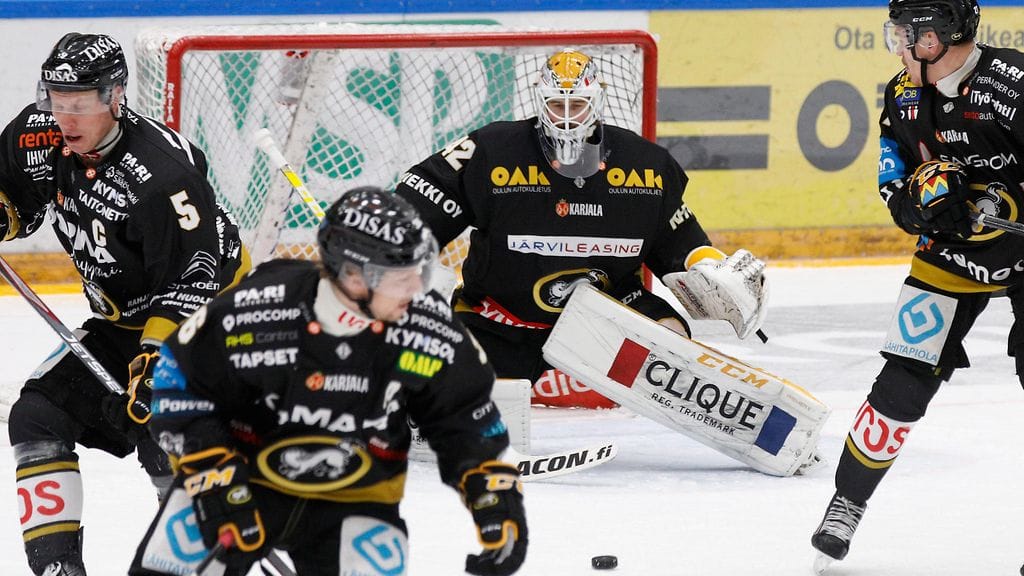Kärppien maalivahti Patrik Rybar on kirjauttanut tällä kaudella jo neljä syöttöpistettä.