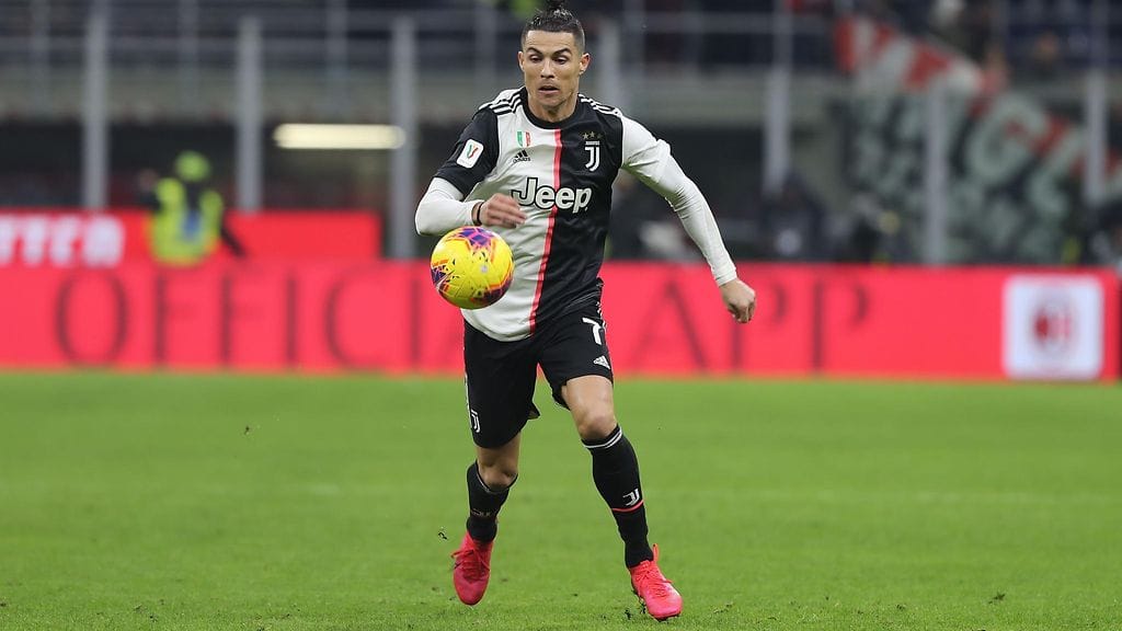 Cristiano Ronaldo on vireessä.