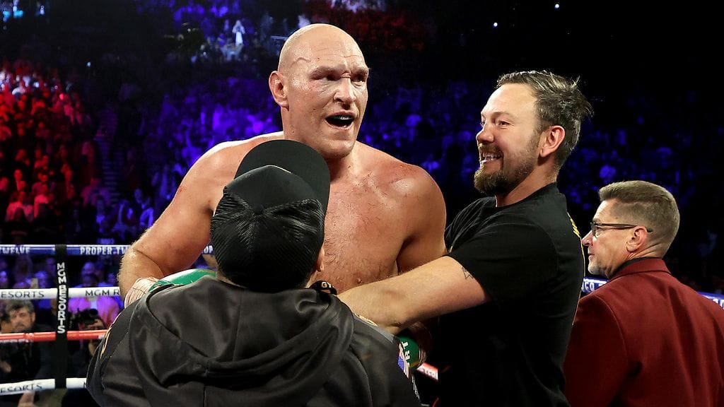 206-senttinen Tyson Fury on WBC-liiton maailmanmestari.