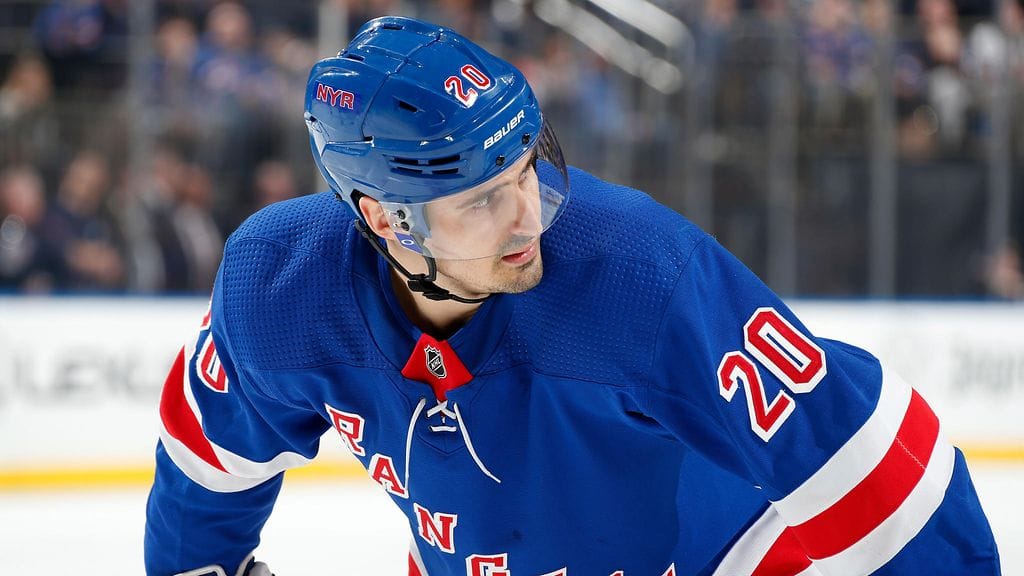 Chris Kreider jatkaa New York Rangersissa.
