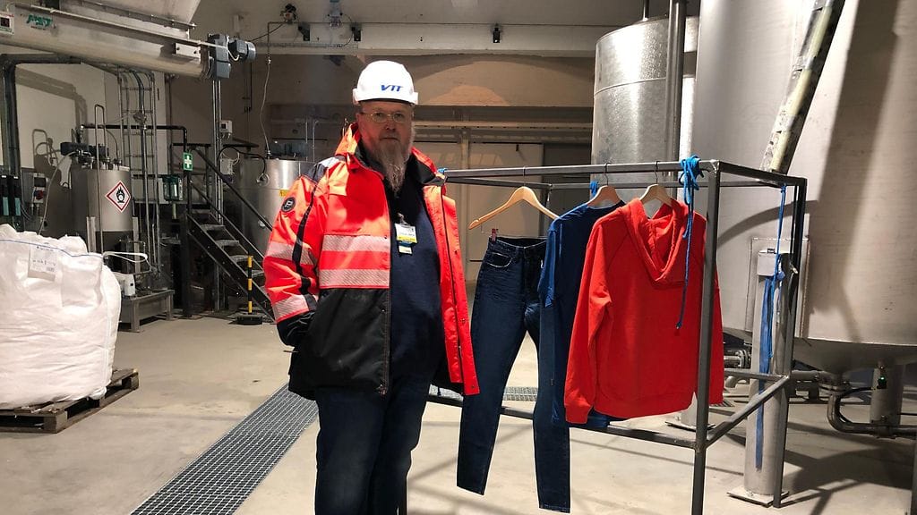 Vaatejäte, Valkeakoski, Infinite Fiber, Ali Harlin, professori, VTT