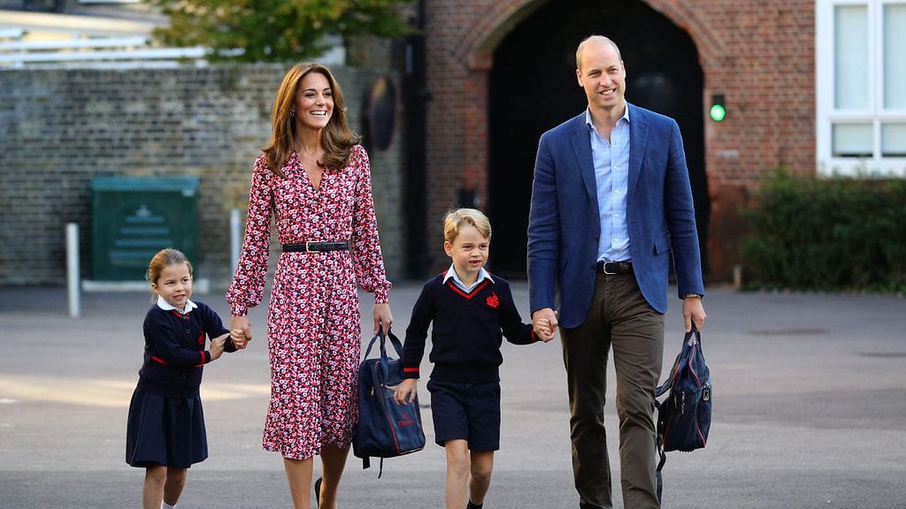 prinsessa Charlotte herttuatar Catherine prinssi George prinssi William