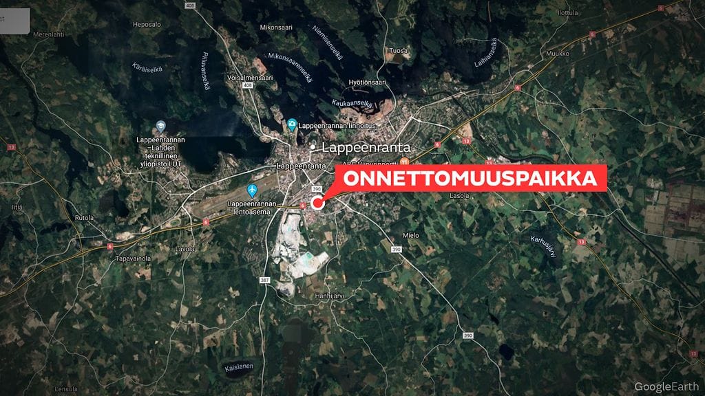 Nainen kuoli jäätyään ajoneuvon alle Lappeenrannassa. Poliisi tutkii tapahtunutta.