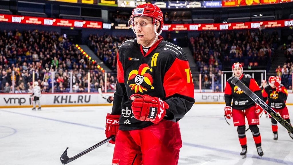 Marko Anttila vei Jokerit 1-0-johtoon Lokomotiv-pudotuspelisarjan toisessa ottelussa.