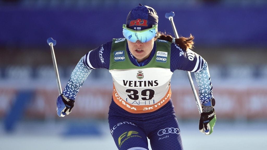 Krista Pärmäkoski oli aika-ajon yhdeksäs.