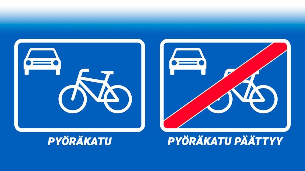 pyöräkatu liikennemerkki