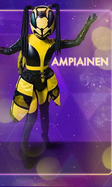 masked singer ampiainen