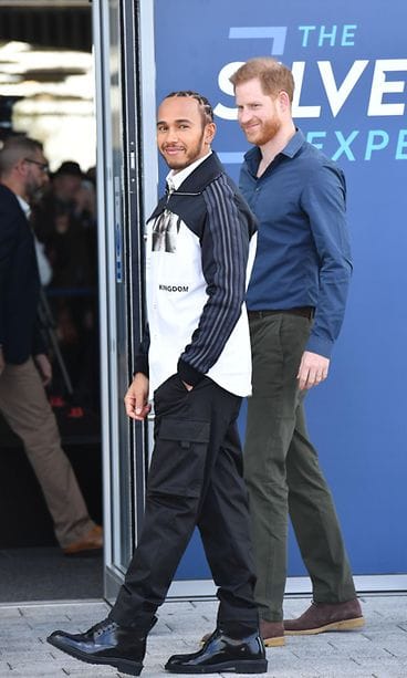 Lewis Hamilton ja prinssi Harry 6.3.2020