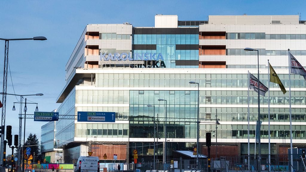 Kummallinen onnettomuus tapahtui Karoliinisessa yliopistosairaalassa Tukholmassa.