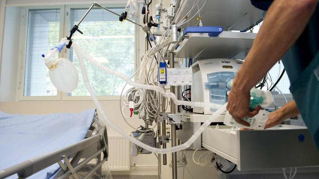 Hengityskone Lehtikuva 21.3.2020