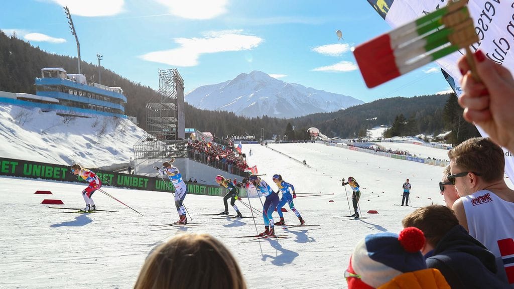 Kuvaa Seefeldin MM-hiihdoista 2019, joissa veritankkaus nousi jälleen puheenaiheeksi.