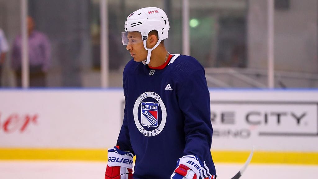 K'Andre Miller osallistui viime kesänä Rangers-lupausten leirille.