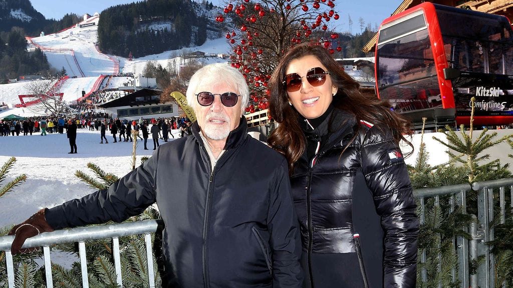 Bernie Ecclestone ja Fabiana Flosi
