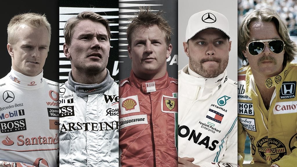 Heikki Kovalainen, Mika Häkkinen, Kimi Räikkönen, Valtteri Bottas ja Keke Rosberg ovat suomalaiset kisavoittajat F1:ssä.