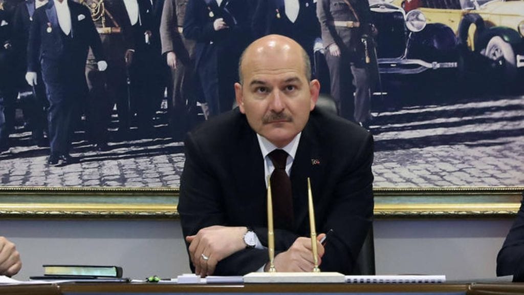 Kuvassa Turkin sisäministeri Suleyman Soylu.