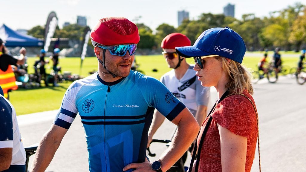 Vieraana F1-kuljettaja Valtteri Bottas