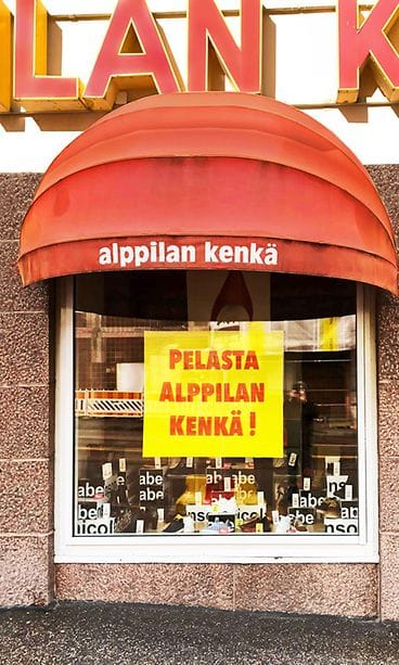alppilan kenkä julkisivu