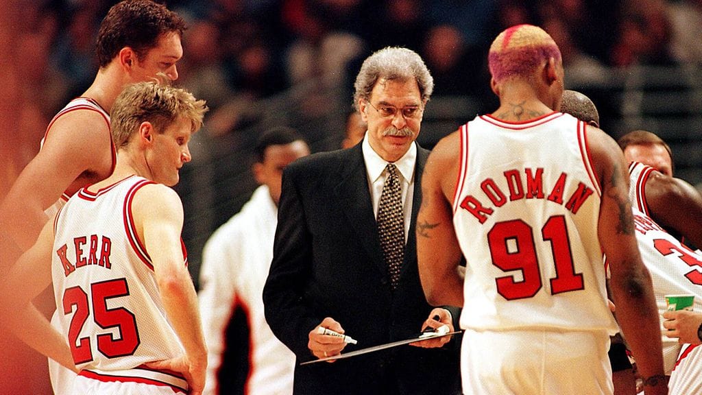 Bulls-luotsi Phil Jackson tiesi, miten Dennis Rodmanista saisi parhaan irti.