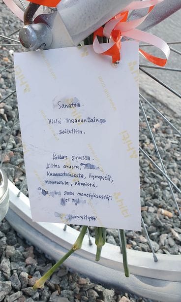 Herttoniemi, pyöräonnettomuus, Tarja Roinila3