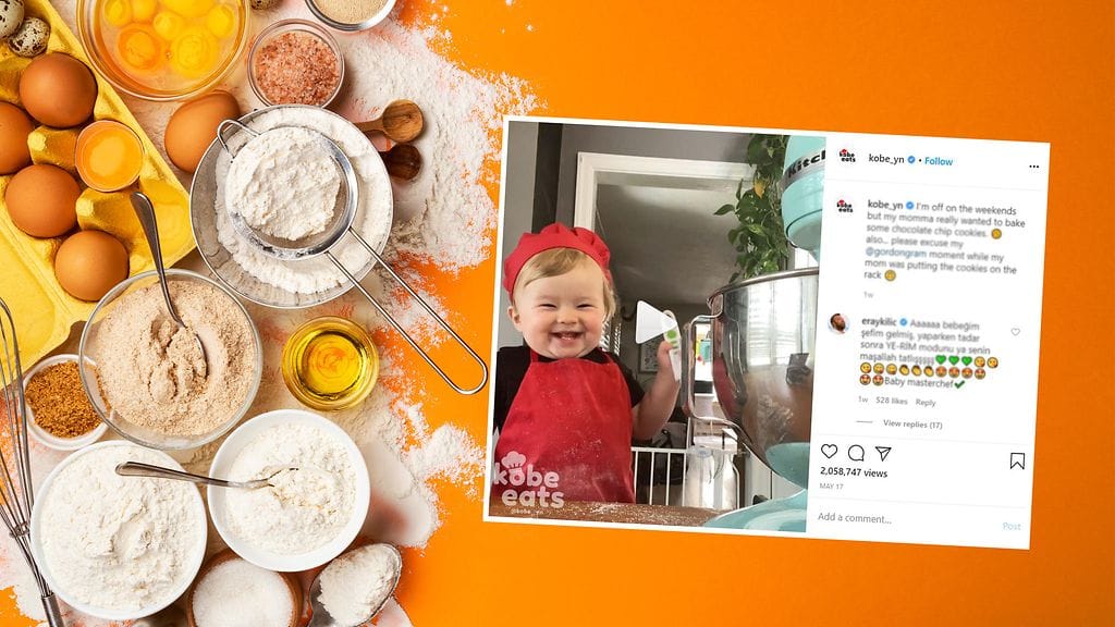 1-vuotiaalla Kobella on yli 1,5 miljoonaa seuraajaa Instagramissa. Taaperon videot piristävät maailmanlaajuisesti näinä poikkeuksellisina aikoina.