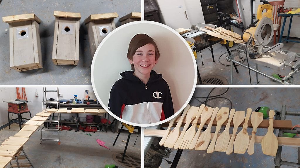 13-vuotias käsityöläinen