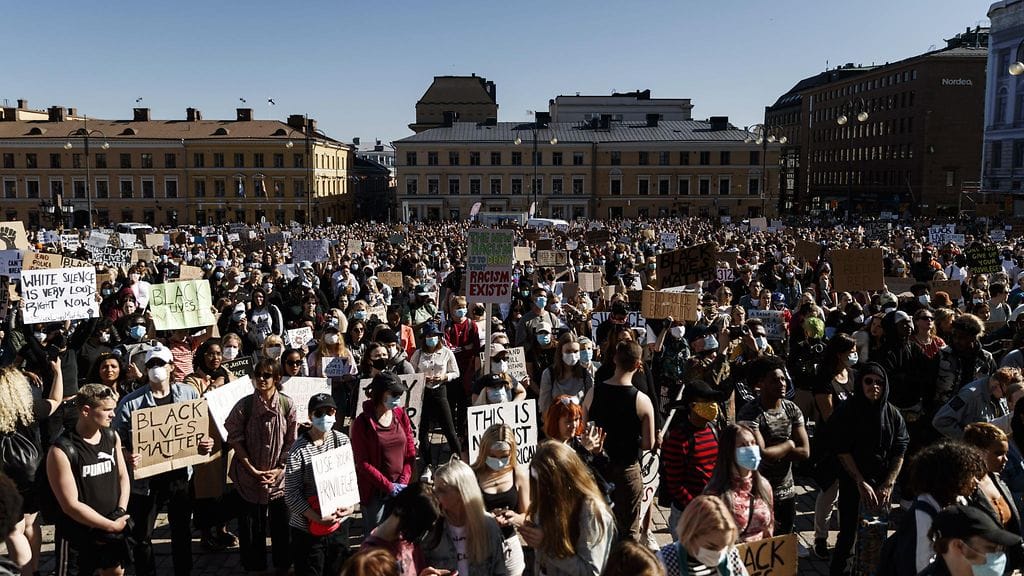 Black Lives Matter Helsinki mielenosoitus LK (2)