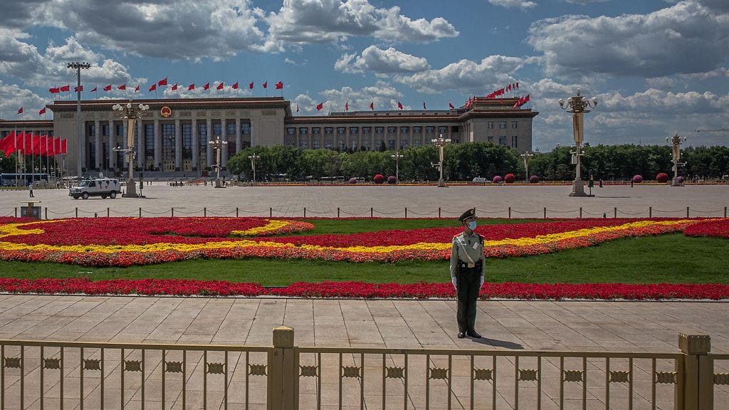 Verilöyly tapahtui Taivaallisen rauhan aukiolla vuonna 1989.