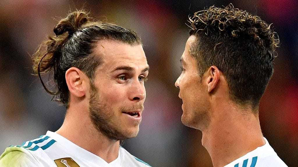 Cristiano Ronaldo (oik.) pelasi takavuosina Gareth Balen kanssa samaan aikaan Real Madrisissa.