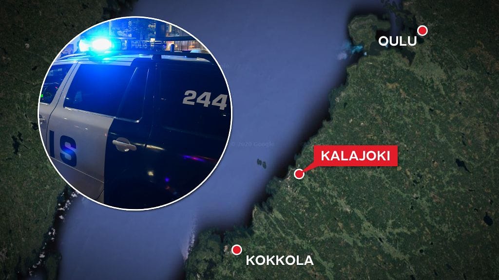 Kalajoki sijaitsee Kokkolan ja Oulun välillä.