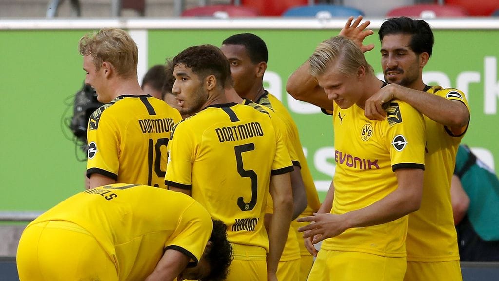 Erling Håland ratkaisi voiton Borussia Dortmundille viidennellä lisäaikaminuutilla.