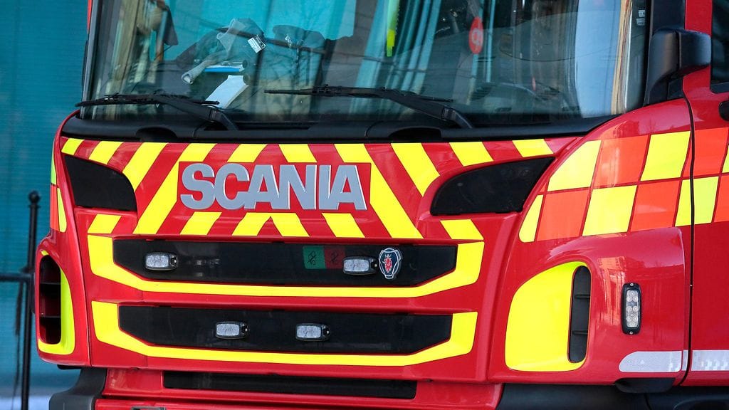 Neljän huoneiston rivitalo paloi Varkaudessa yöllä. Kuvituskuva.