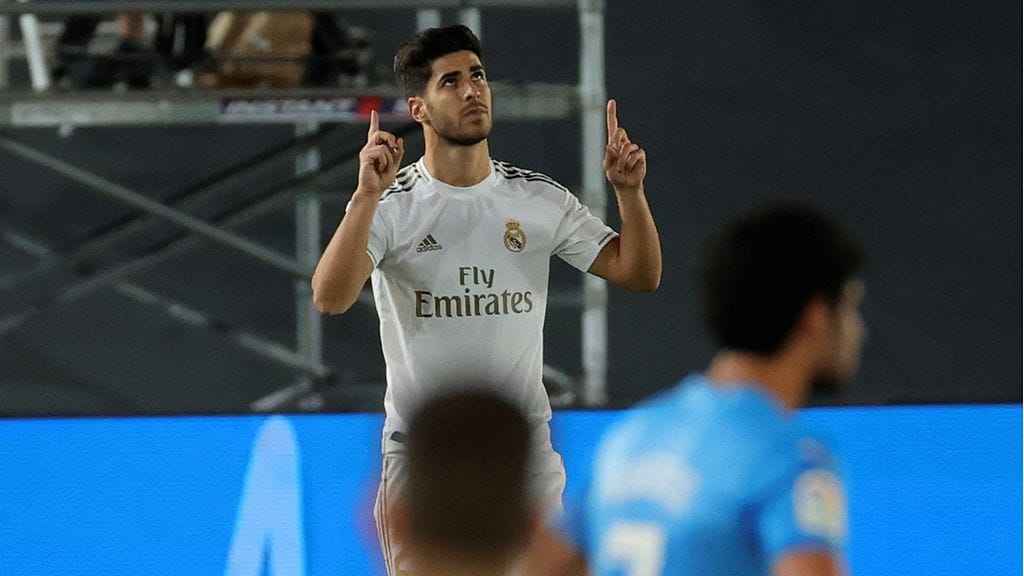 Marco Asensio palasi pelikentille lähes vuoden tauon jälkeen.