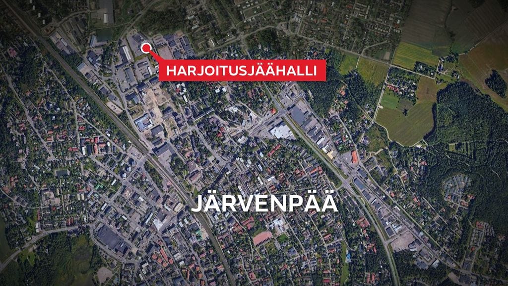 kartta-järvenpää-harjoitusjäähalli