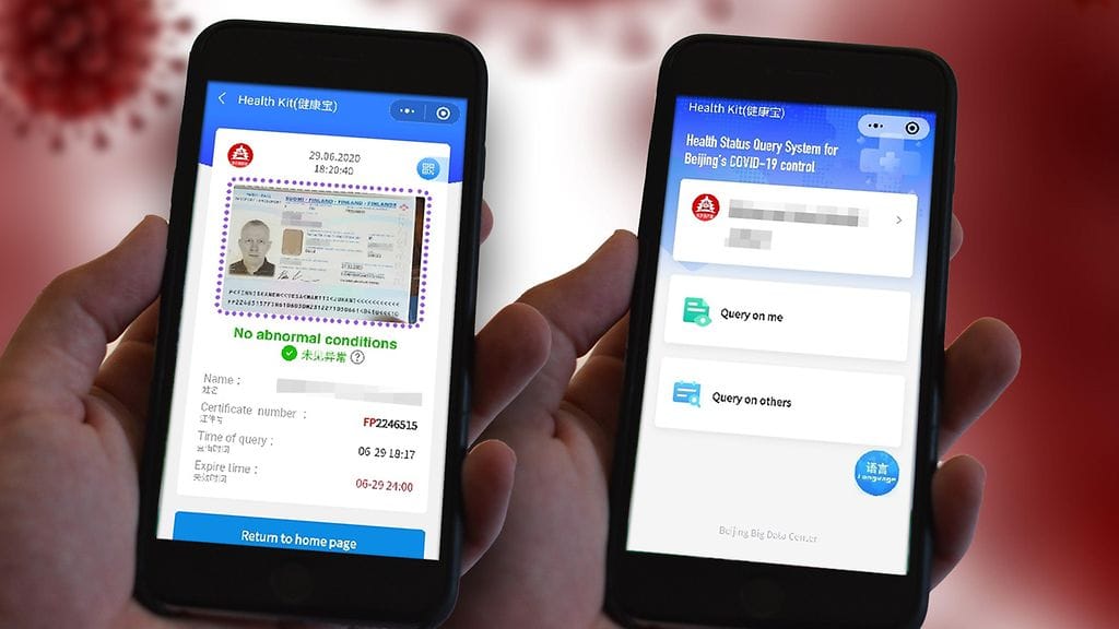 2906-aplikaatio-korona-kiina