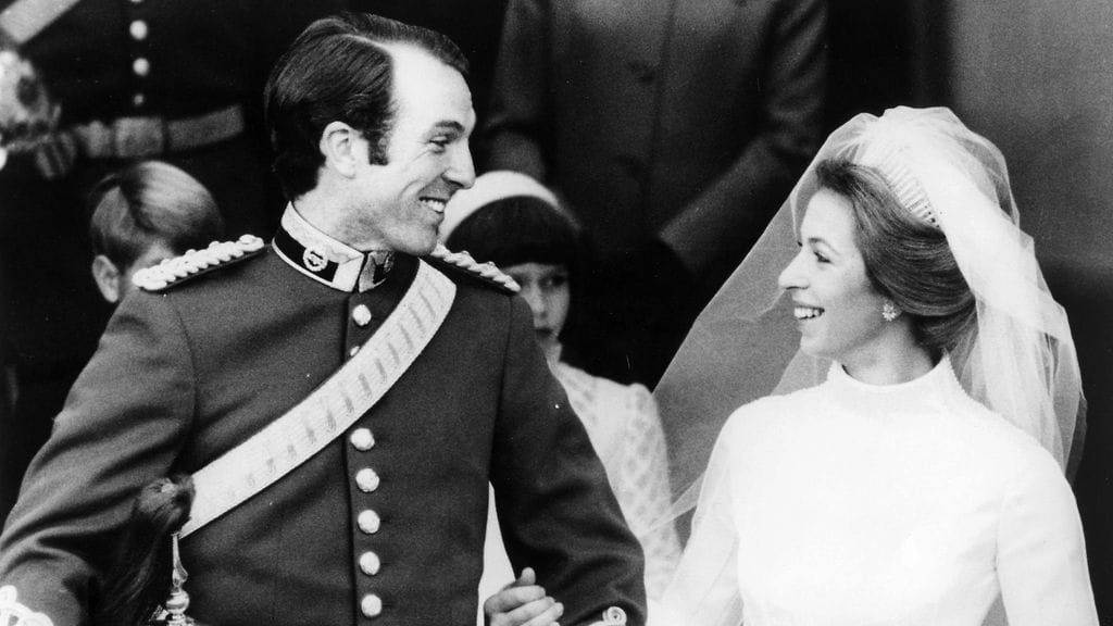 Prinsessa Anne ja Mark Phillips häät