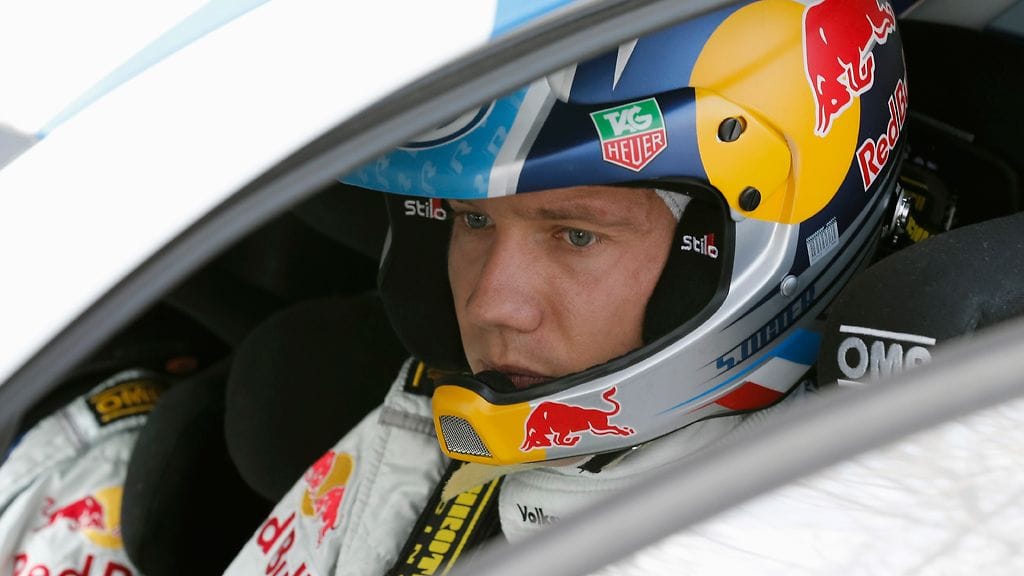 Sebastien Ogier johtaa kilpailua 12,9 sekunnin turvin.