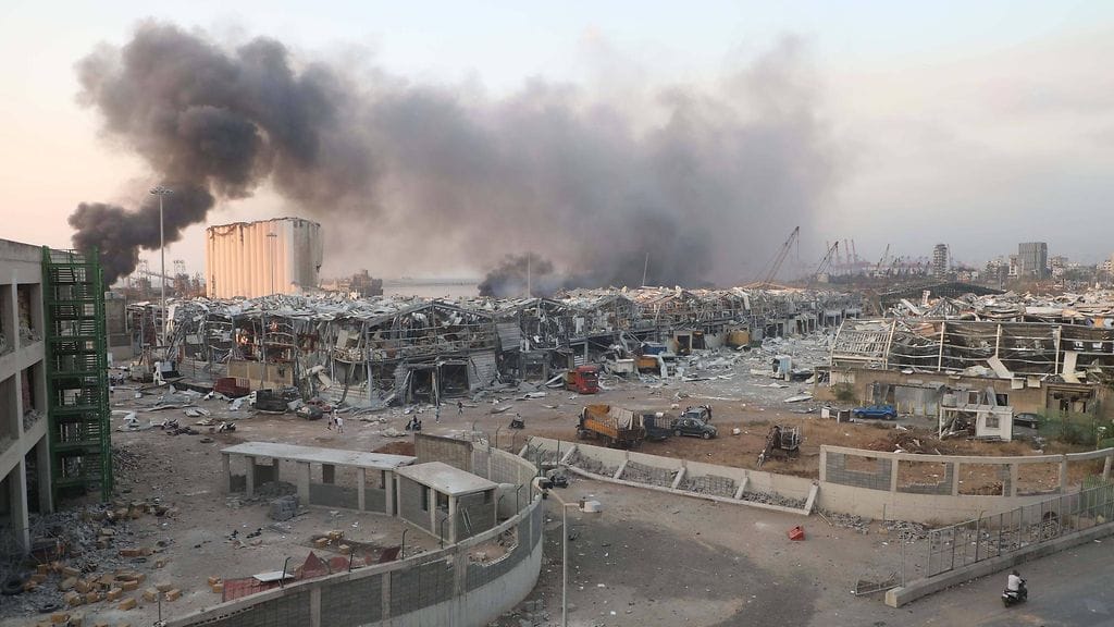 Beirut räjähdys 4.8.2020 1