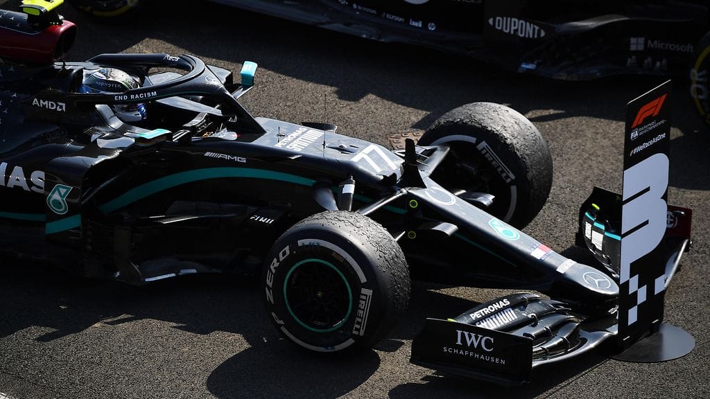 Valtteri Bottas päätyi kovilla renkailla Silverstonen toisessa kisassa kolmanneksi.