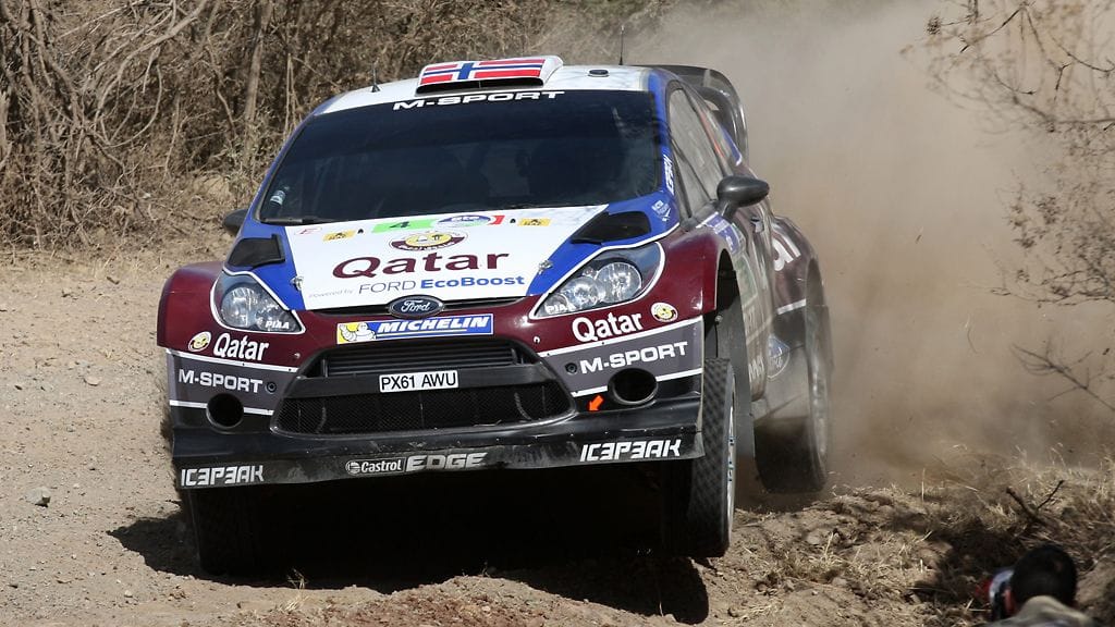 Mads Östberg johtaa kilpailua 1,4 sekunnin erolla Sebastien Ogieriin.