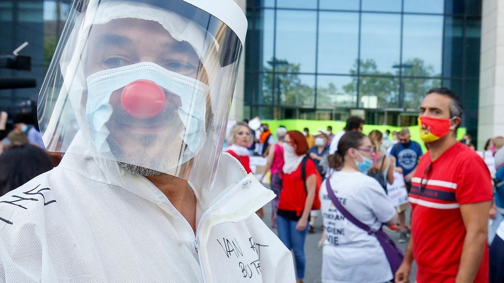 AOP brysseli, koronaprotesti 2