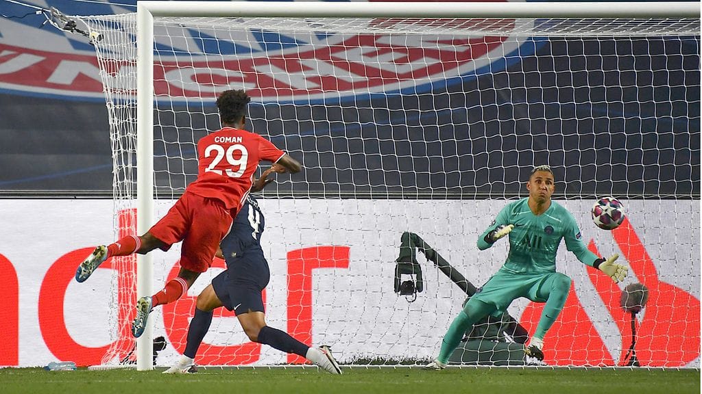 Kingsley Coman puski Mestarien liigan finaalin ainoan maalin.