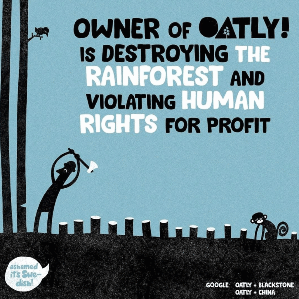 Kuvakaappaus, meemi Oatly