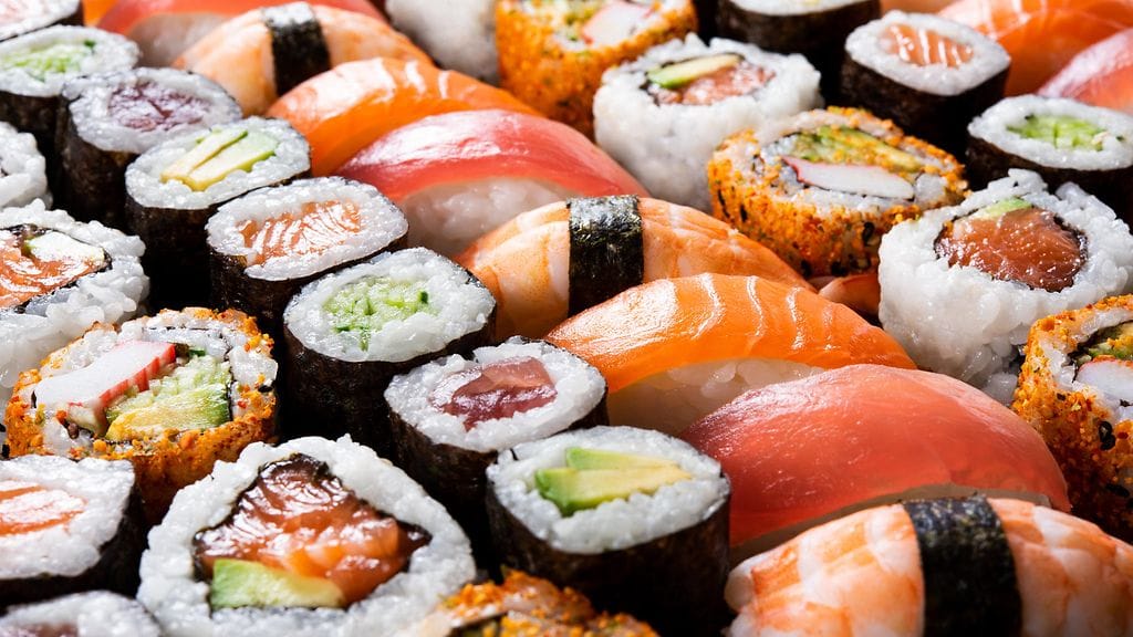 Sushi on supersuosittua Suomessa.