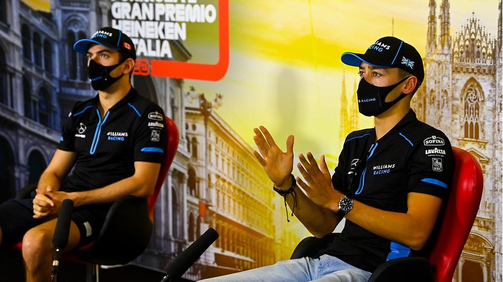 Nicholas Latifi ja George Russell eivät olleet kuulleet Williamsien lähtöuutista ennen tätä päivää.