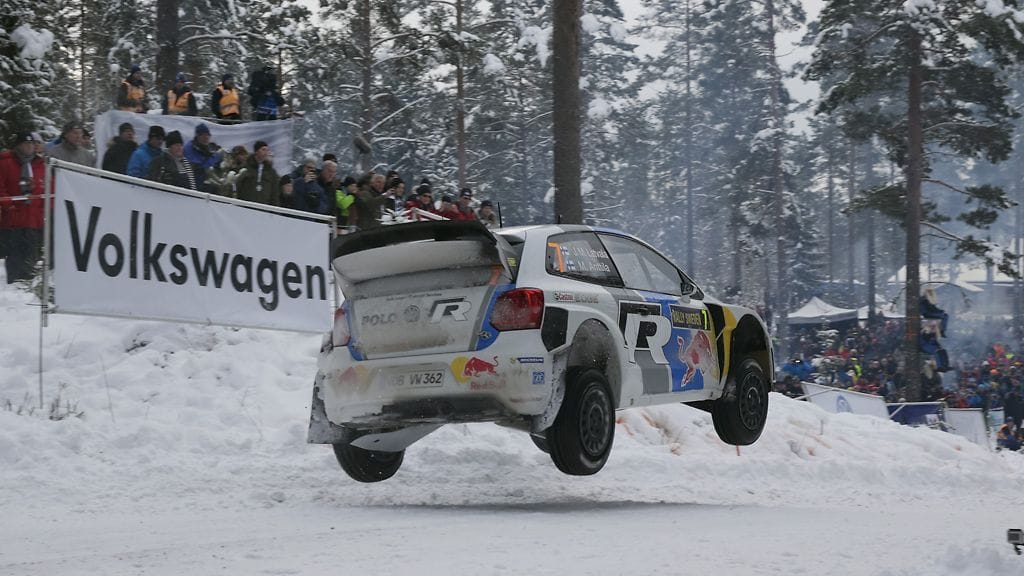 Jari-Matti Latvala oli nopein Fredriksbergin pikataipaleella.