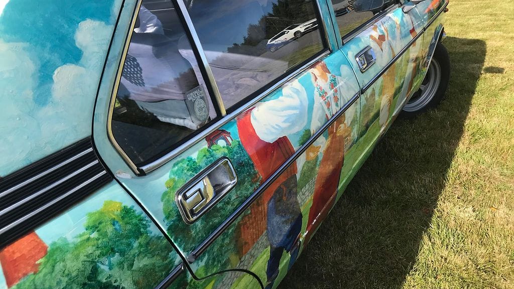 Kansallisromanttiset, ruotsalaiset aiheet saivat somistaa Italian autoa 1970-luvulla.