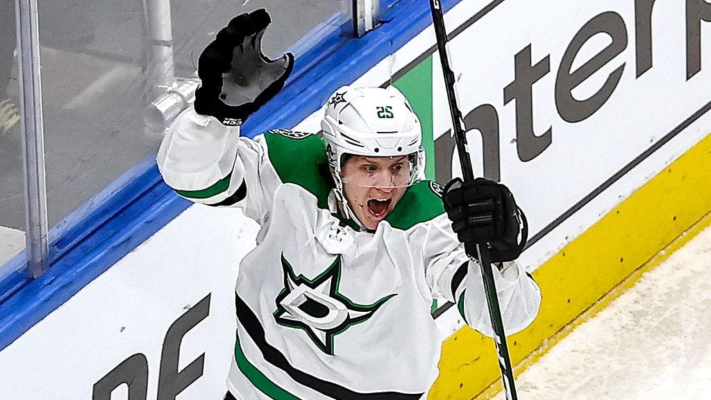 Joel Kiviranta iski Dallasin tasoihin kolmannen erän viime minuuteilla.