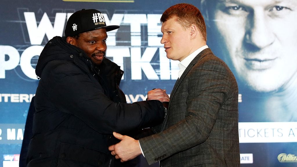 Dillian Whyte ja Aleksandr Povetkin kohtaavat uusintaottelussa.
