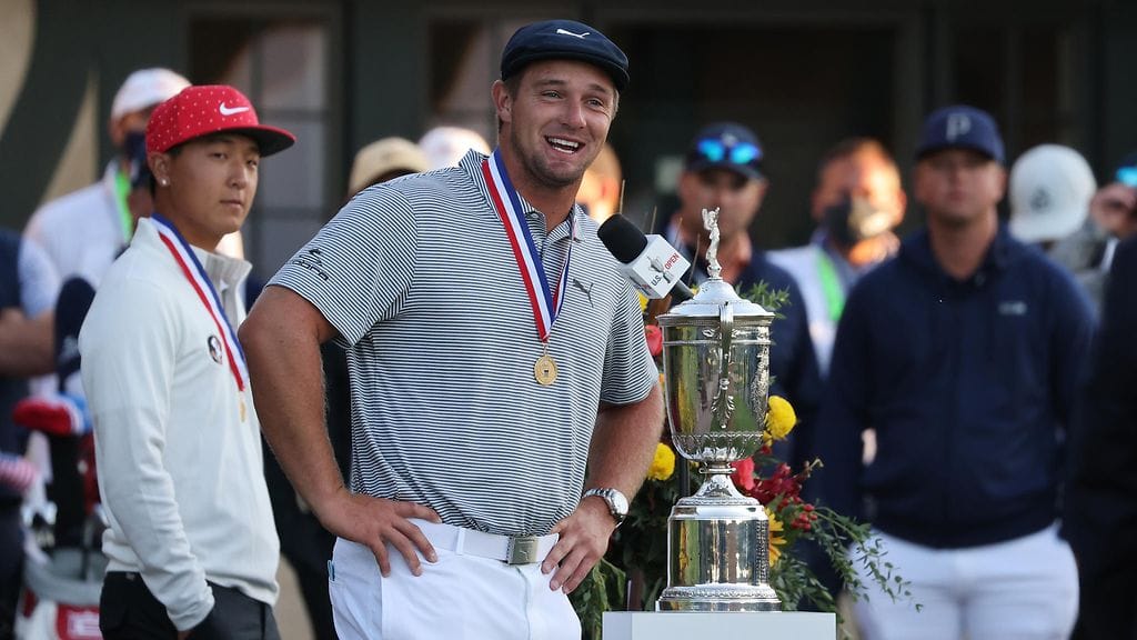 Bryson DeChambeau sai US Openin mestaruuspystin haltuunsa.